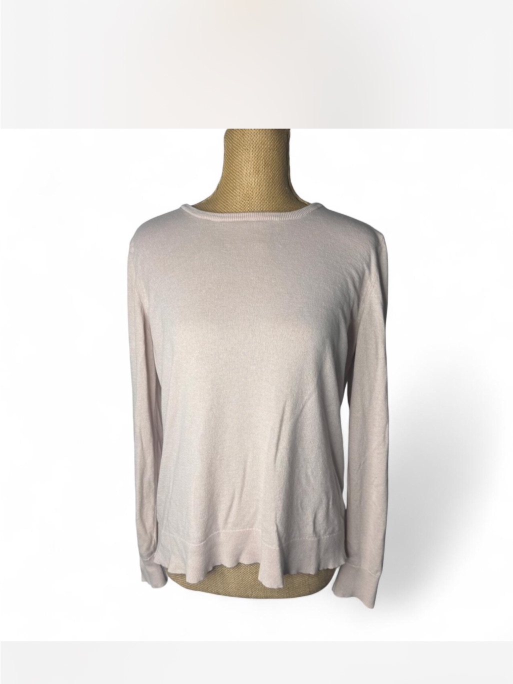 Banana Republic Pale Pink Silk Cashmere Sweater
